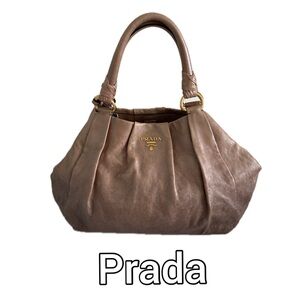 Prada Brown Ombré Shoulder Bag